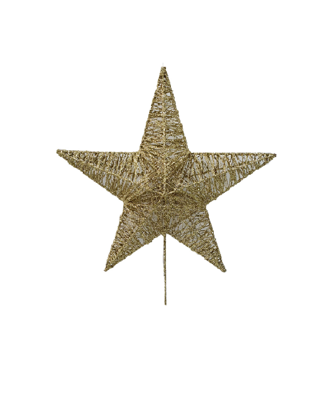 Star Christmas Tree Topper 22cm Gold - Artificial Xmas Tree