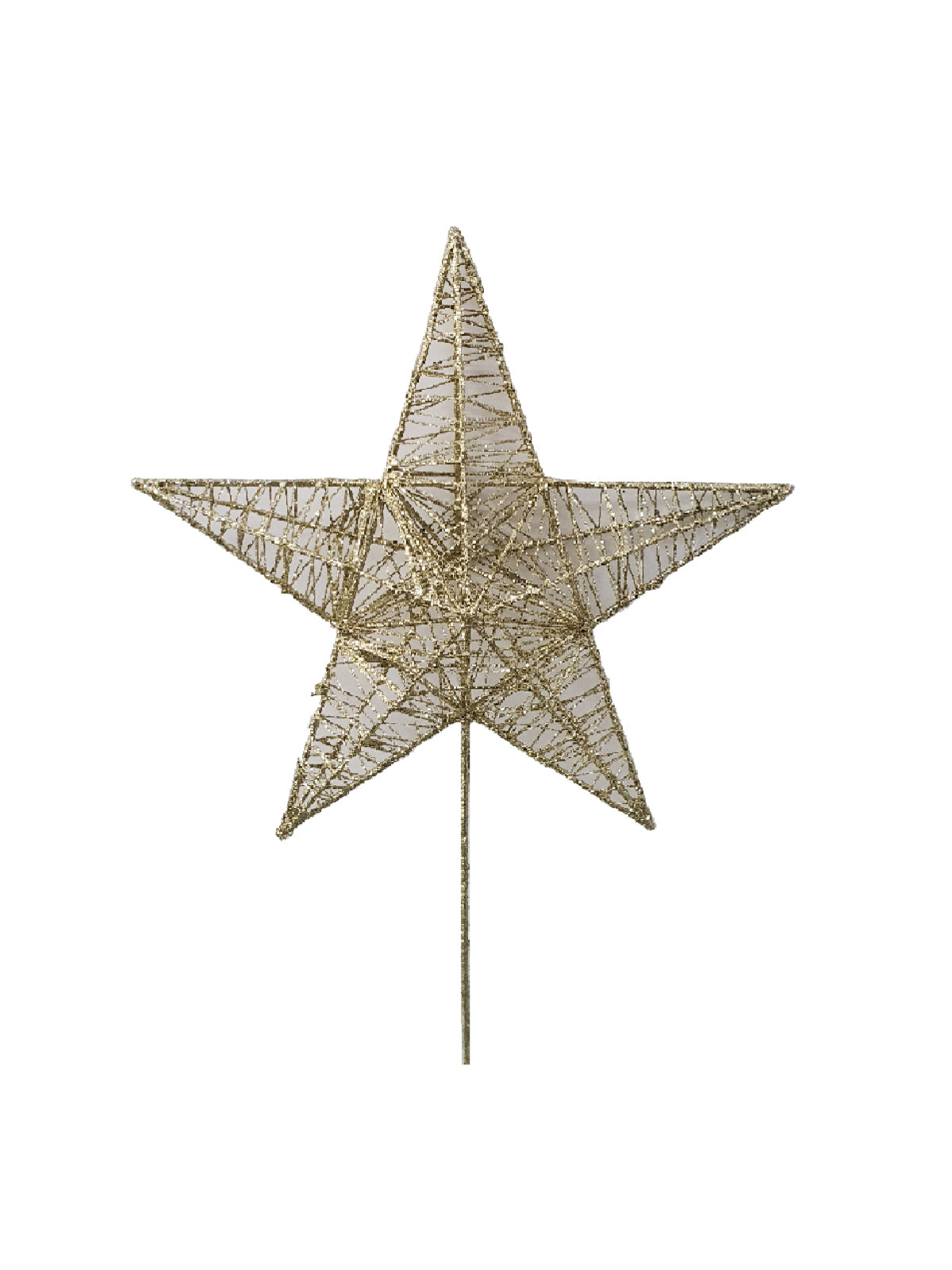 33cm Star Christmas Tree Topper - Artificial Xmas Tree