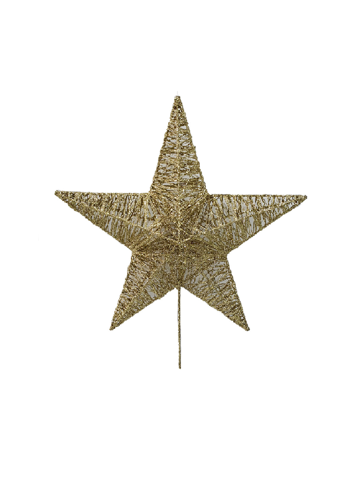 15 inch Star Christmas Tree Topper 38cm Gold - Artificial Xmas Tree
