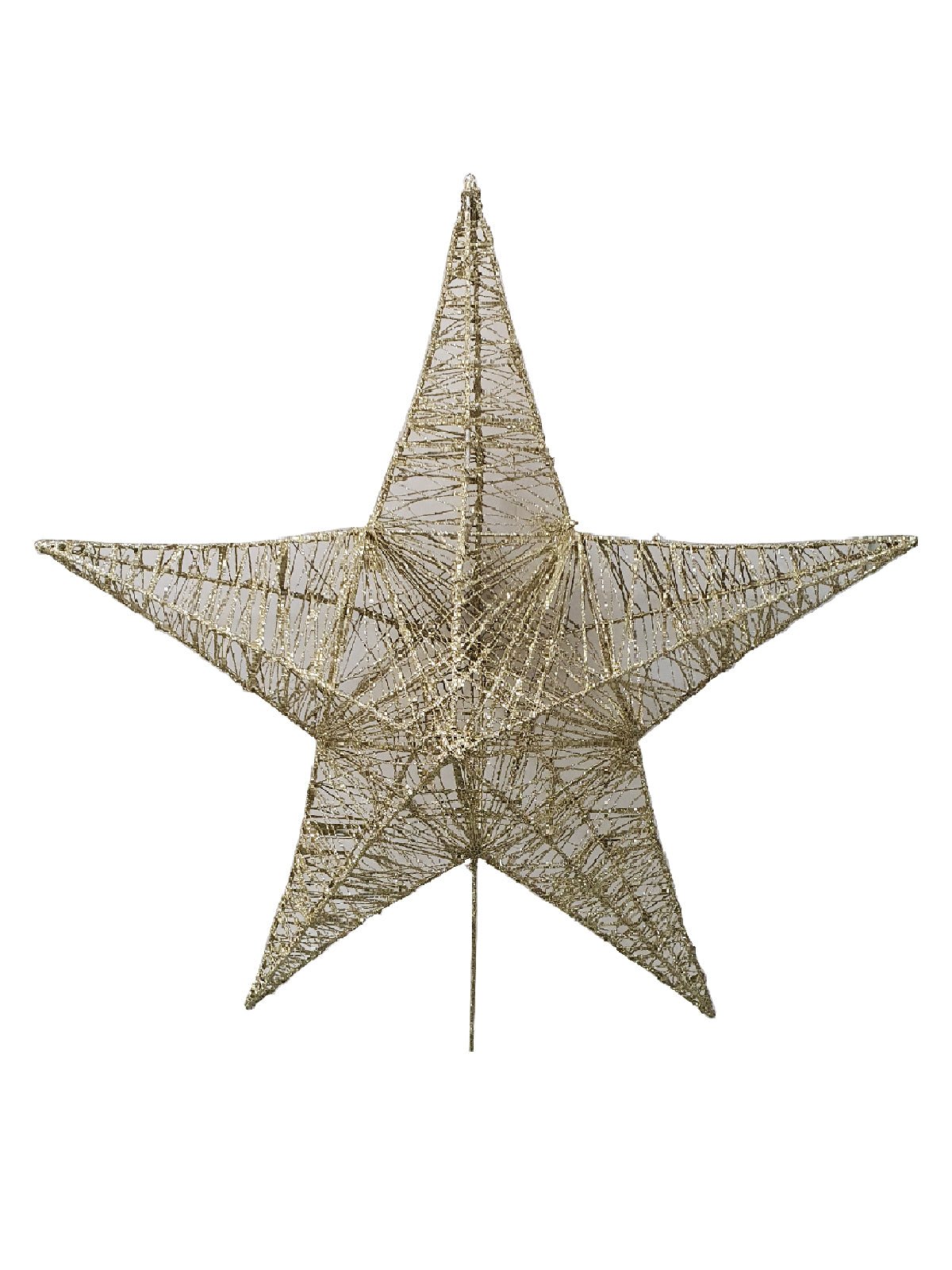 25 inch Star Christmas Tree Topper 64cm Gold - Artificial Xmas Tree
