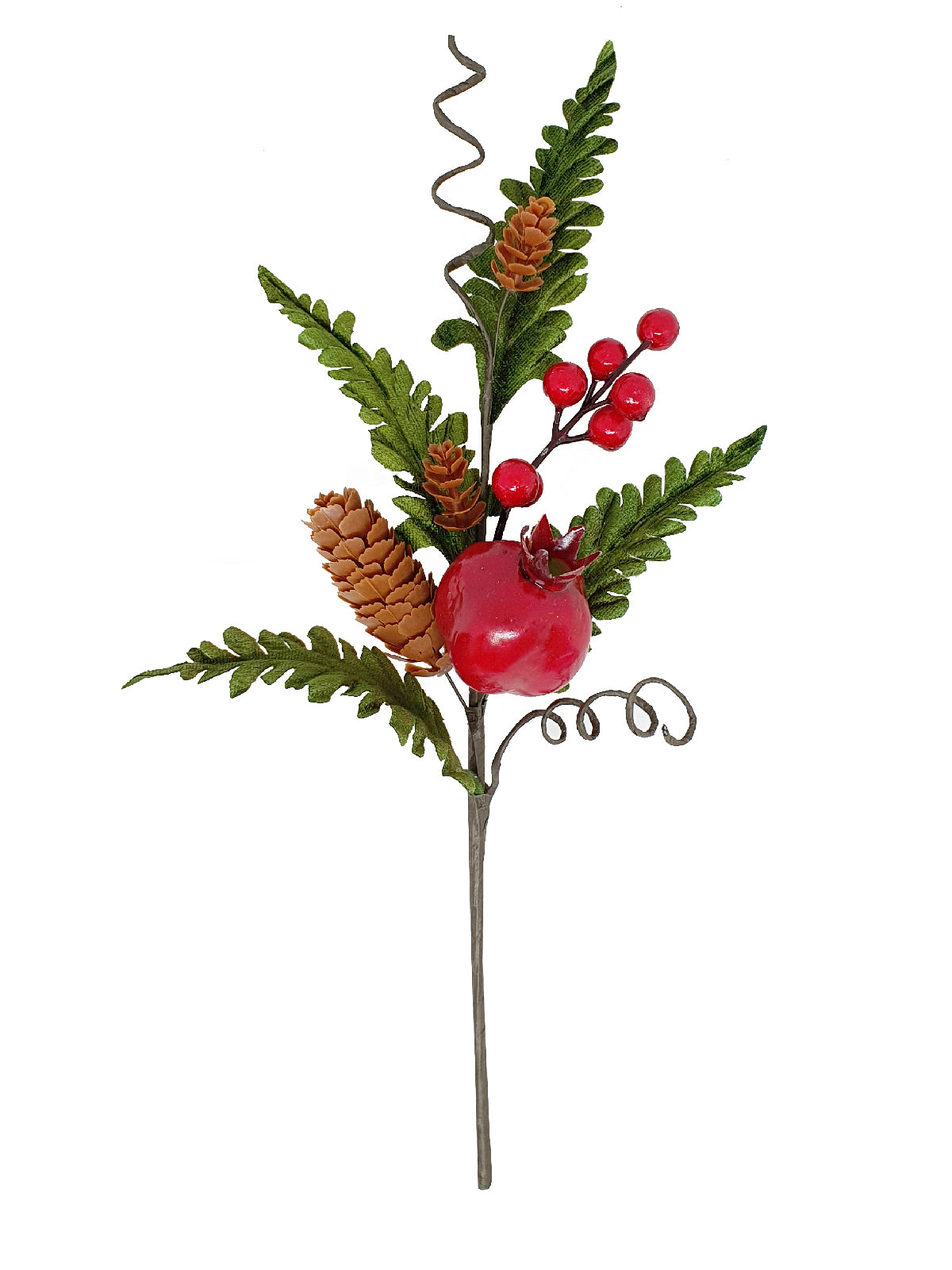 13 inch Pomegranate Pick 33cm - Artificial Xmas Tree