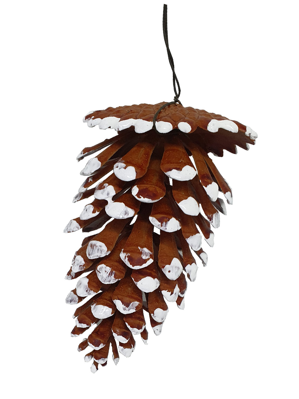 5 inch Pine Cone Artificial 13cm Bag 6 pieces - Artificial Xmas Tree