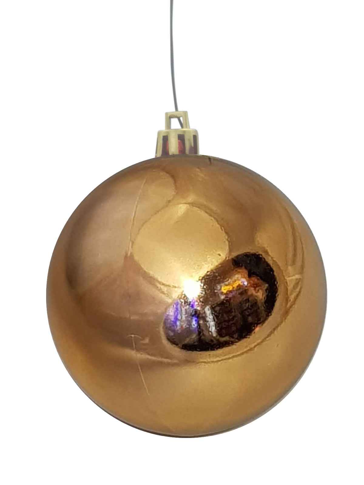 Christmas Ball 100mm Glossy Copper