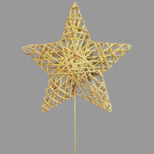 Star Tree Topper Gold 40cm - Artificial Xmas Tree
