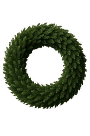 Commercial Wreath Green 1.5m