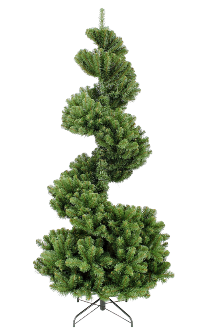 Spiral Christmas Tree 7½ft Artificial Xmas Tree Warehouse