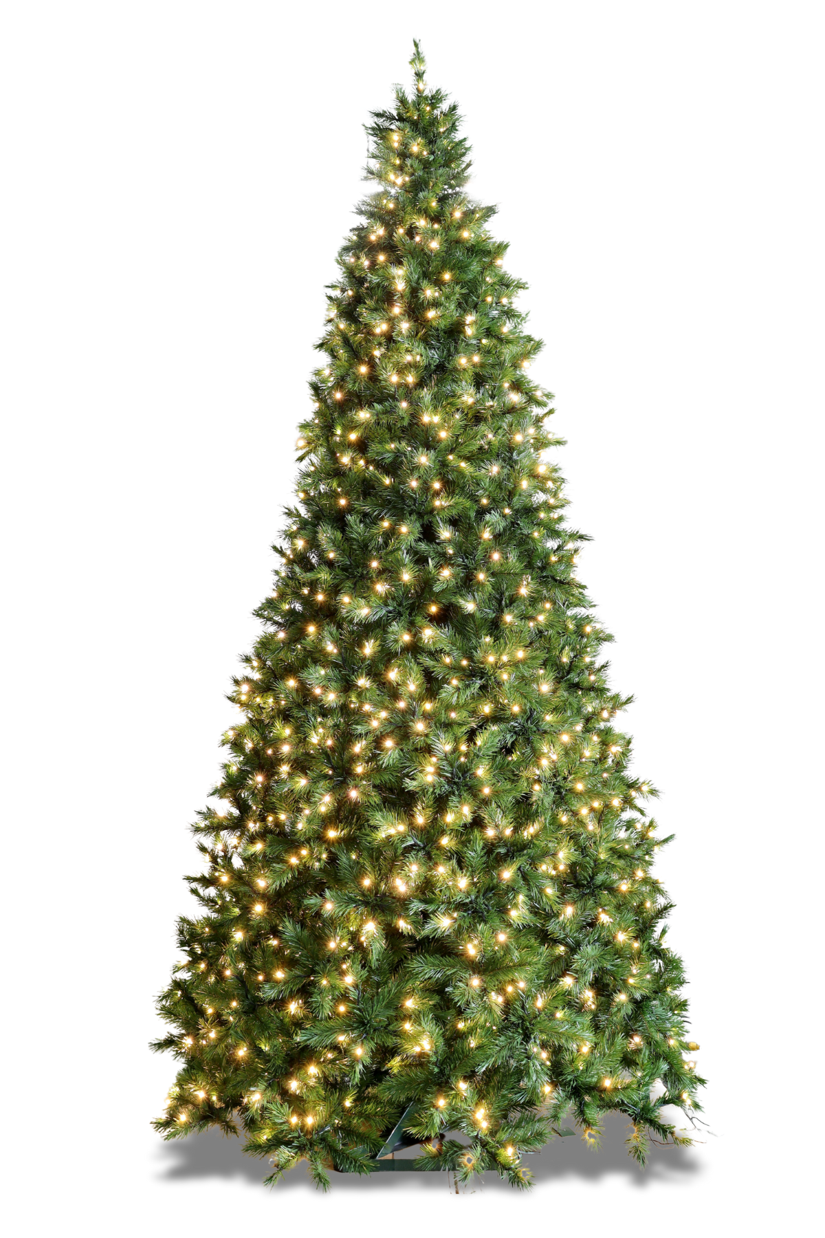 12ft Slim Vienna Spruce Christmas Tree Pre Lit Hinged 3.66m with 1380 LED’s