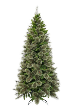 7ft Slim American Cashmere Christmas Tree Green 2.13m Hinged