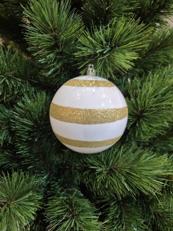 Ball Pearl with Gold Swirl