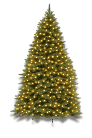 10ft Vienna Spruce Christmas Tree Green Hinged 3.05m Pre Lit with 920 LED’s