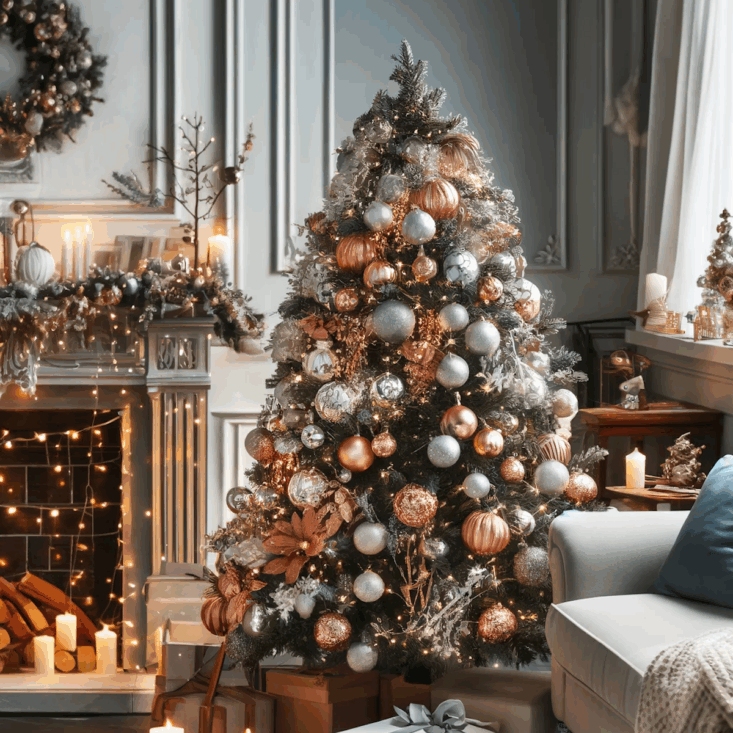 Mountain Cashmere Copper Silver Theme