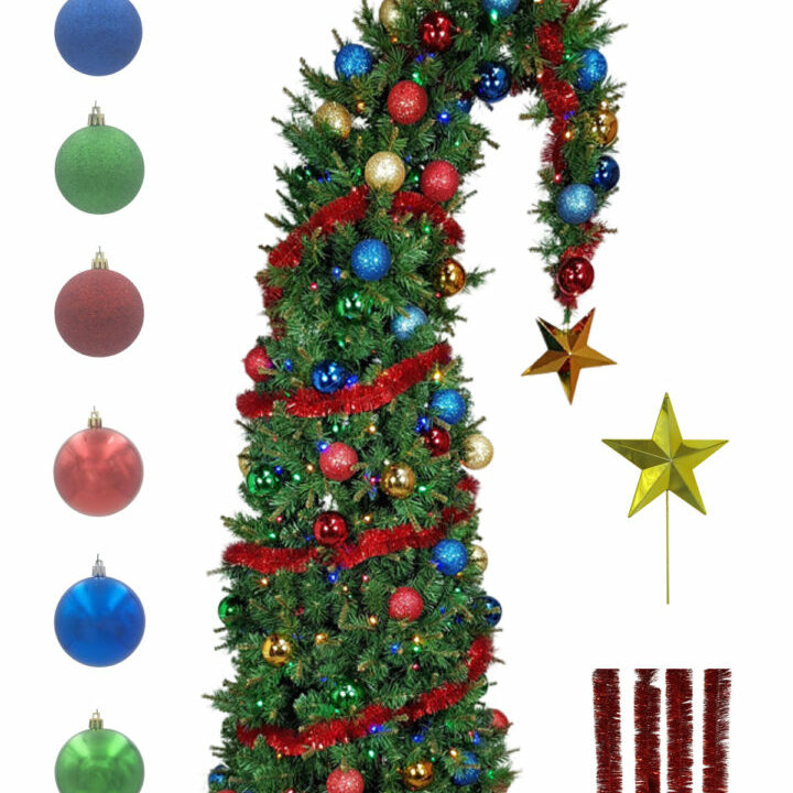 Santa Hat Tree Decorations